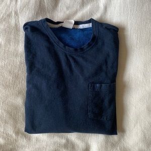 A&F Muscle Long Sleeve Shirt, Medium, Blue